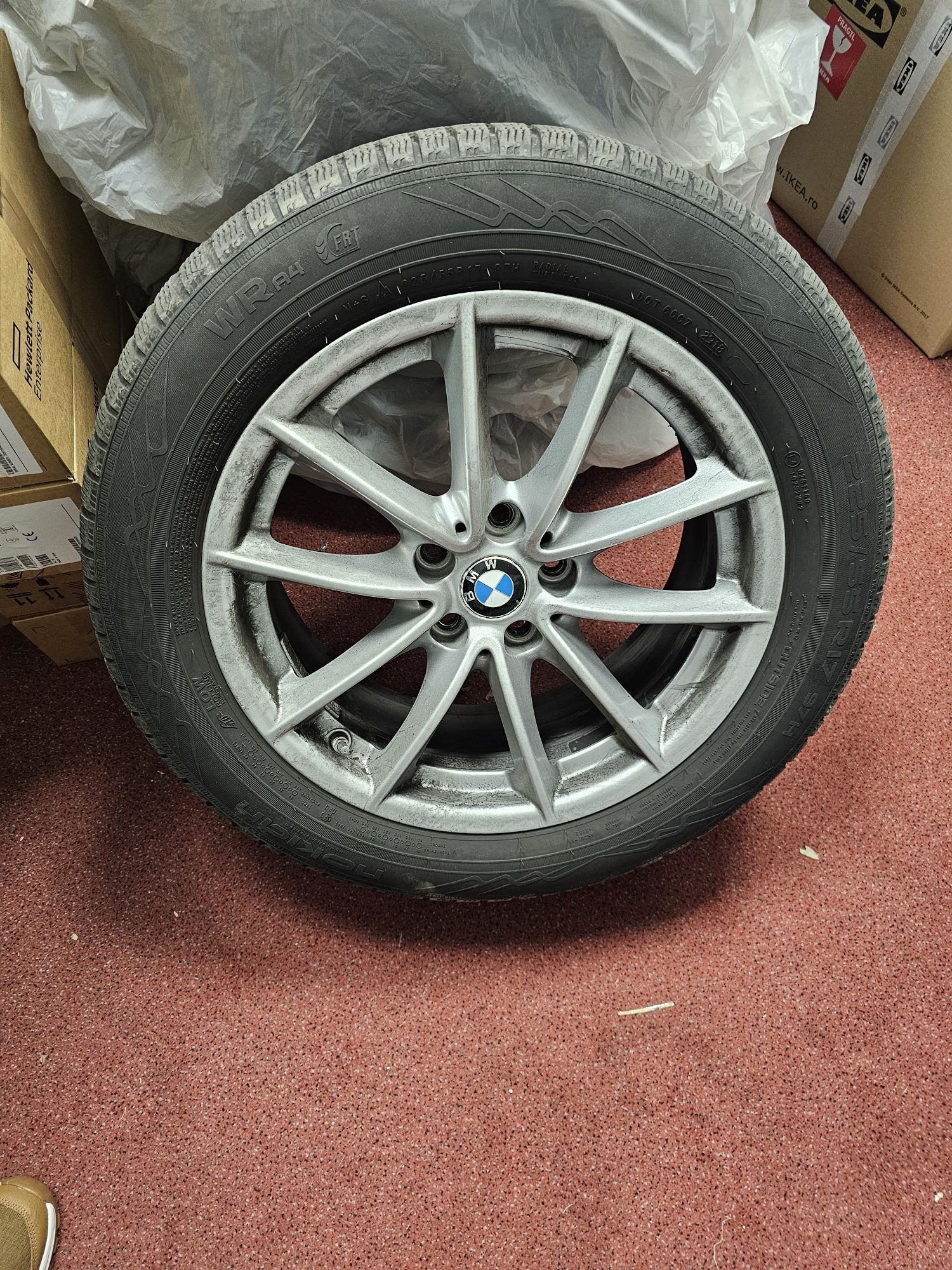 Jante / Roti Complete Iarna BMW Seria 5 G30 17 inch  Iarna Nokian