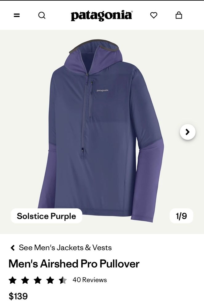 Jacketa Patagonia M’s Airshed Pro