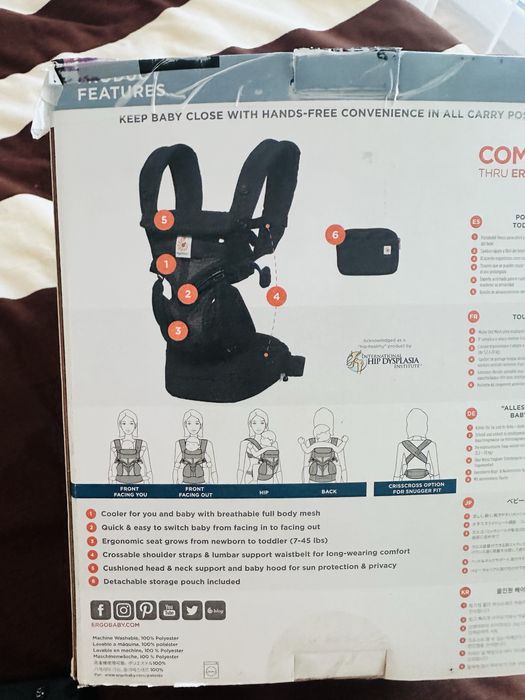 Sistem ergonomic , ergobaby