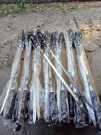 Шампуры Кавказские с деревянной ручкой длина 70см новые в упаковке