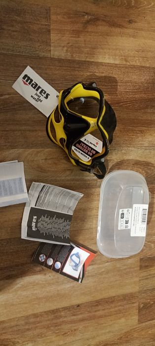 Маска за гмуркане Mares New X Vision Ultra Liquiskin, Silicone