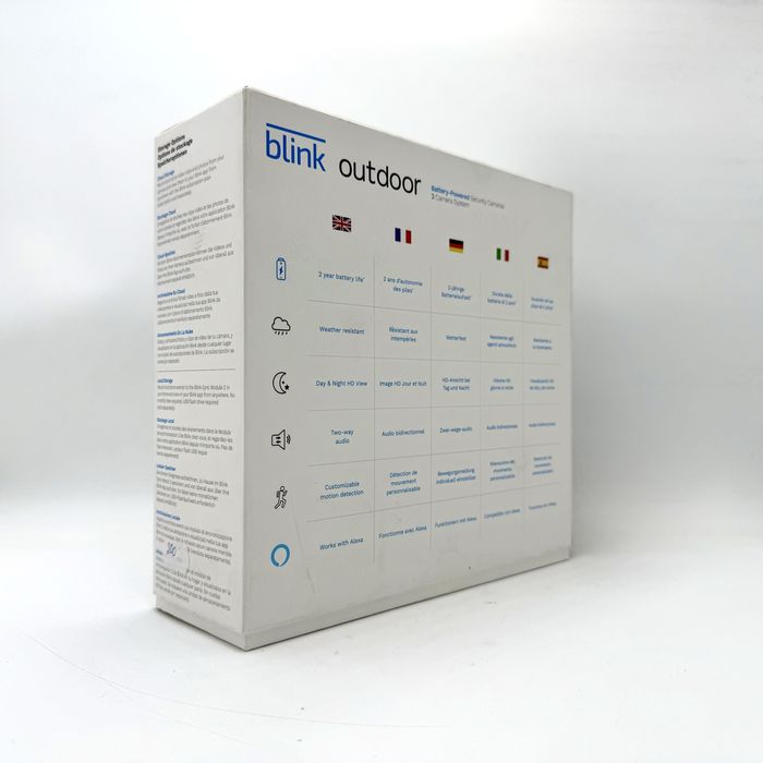 Set 2 camere supraveghere exterior Blink Outdoor Black