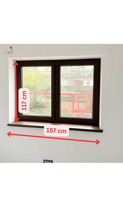 Geamuri termopan PVC –  diverse dimensiuni – 350 lei/buc