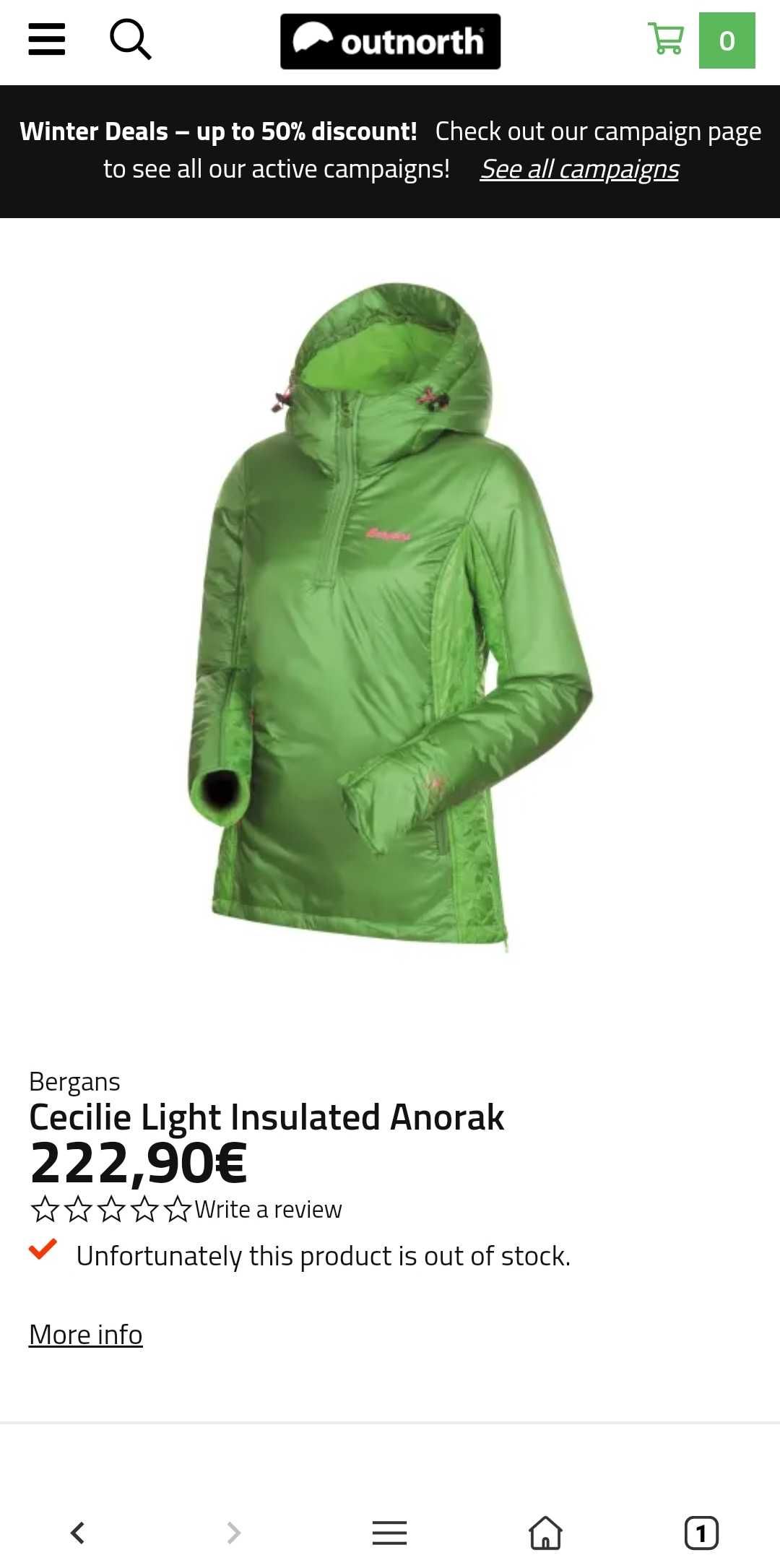 Bergans-Cecilie Light Insulated Anorak