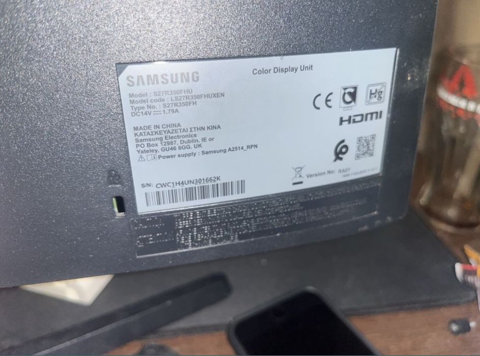 Vand monitor pc samsung