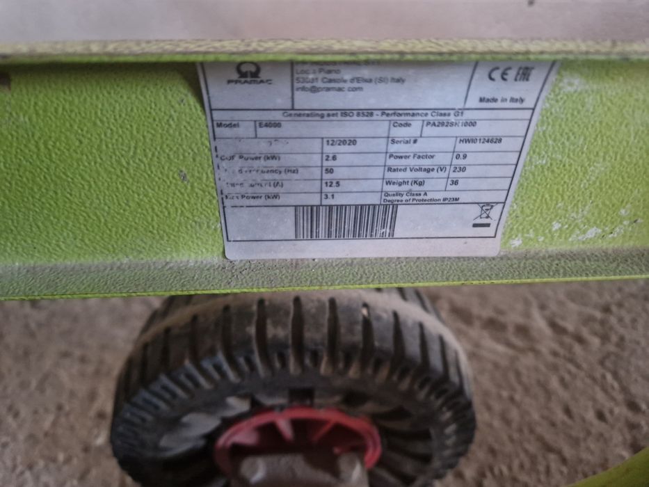 Generator de curent Pramac e4000