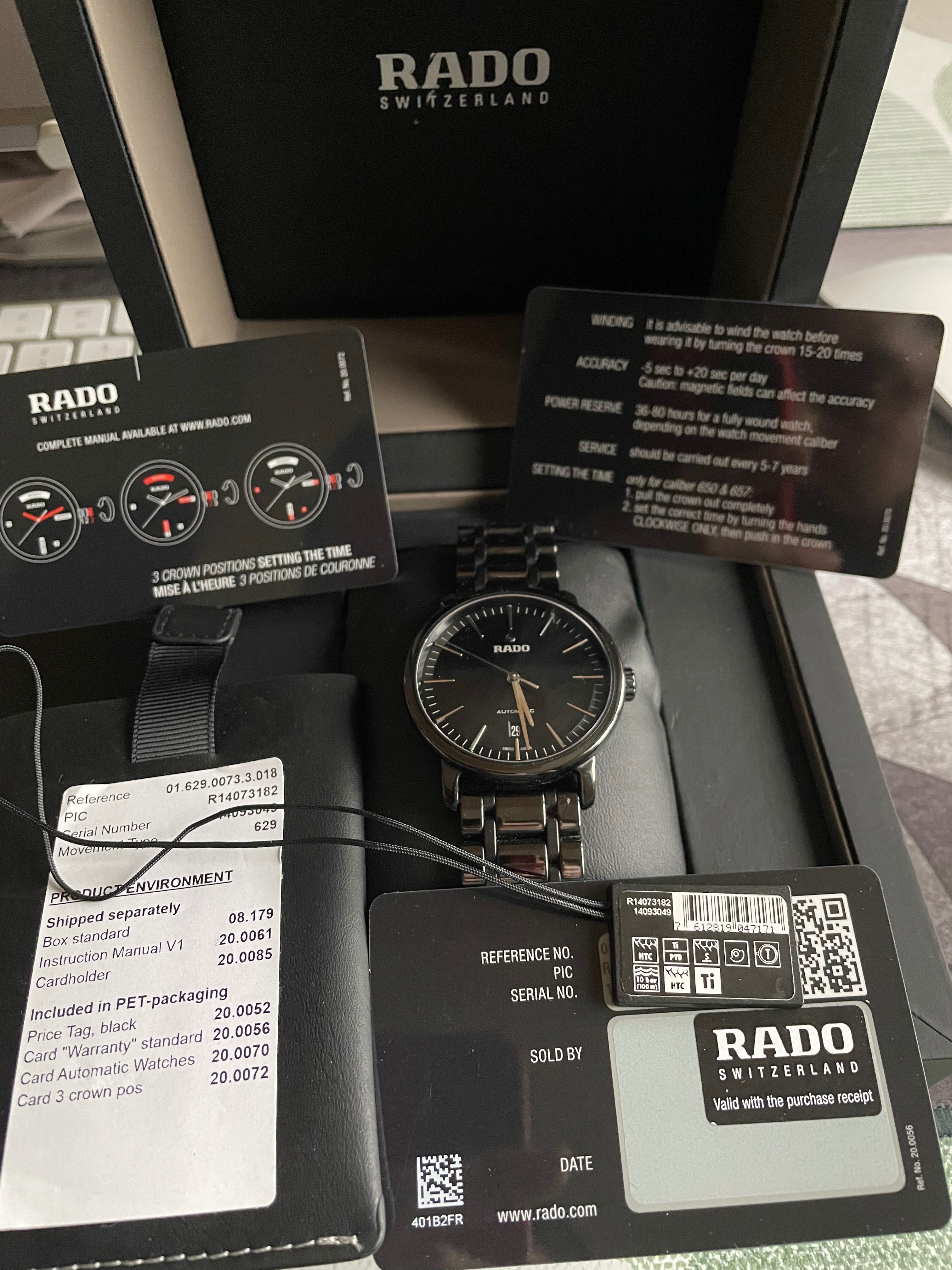 Rado Diamaster XL Plasma Ceramic Automatic