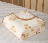 Муслиновое одеяло размер 100/100 см детская