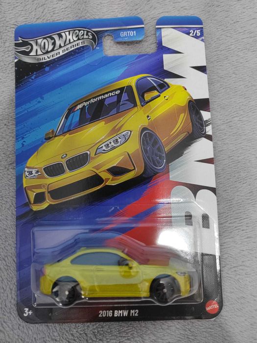 Hot Wheels Set 5 x BMW Silver Series