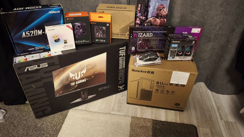 Игровой ПК в сборе,Каспи 24, ASUS 280hz IPS,RTX 3060 аналог