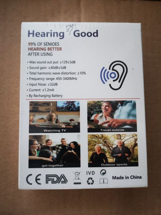 Aparat auditiv reincarcabil /proteza auditiva cu acumulator-sigilat!