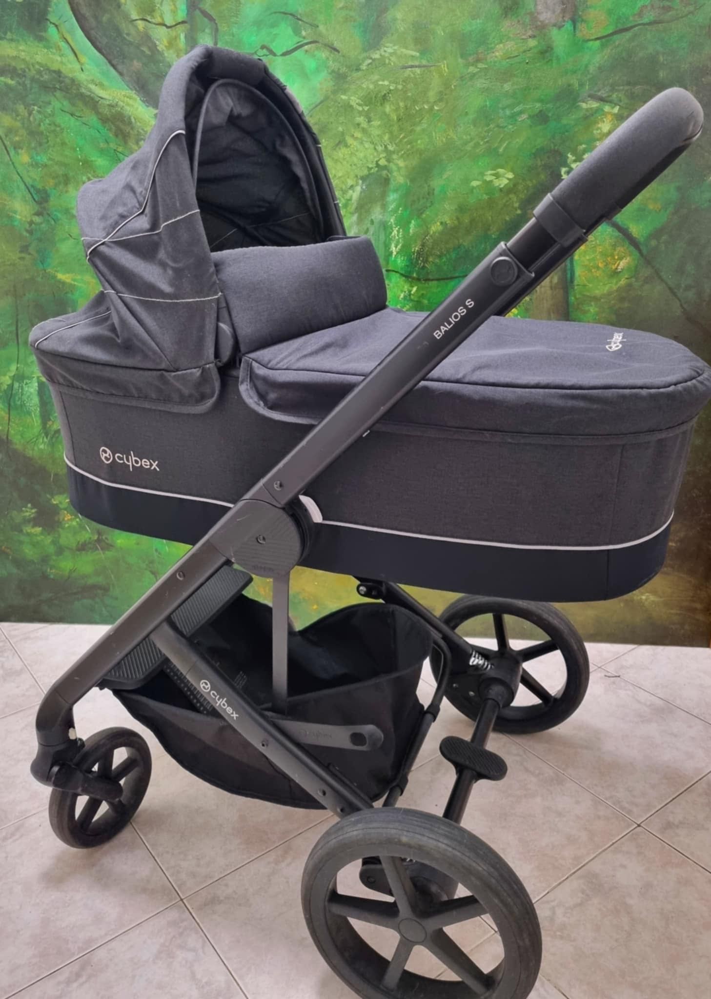 Количка 2 в 1 Cybex Balios S – Lavastone Black