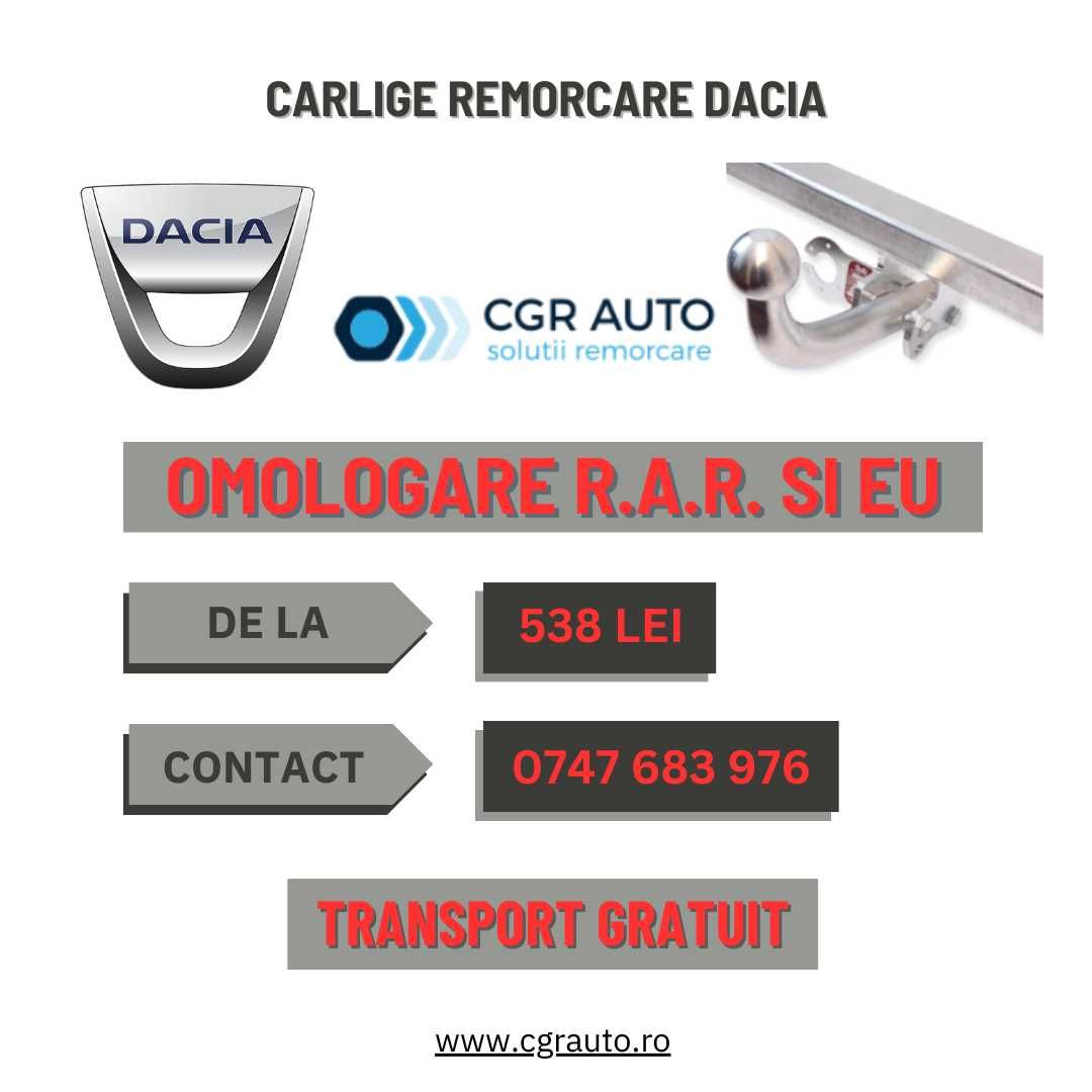 Carlige remorcare Dacia siguranta si calitate premium