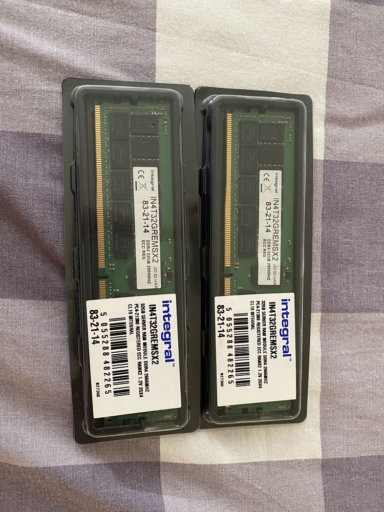 Ram памет integral 2x32GB module DDR4 2666MHZ