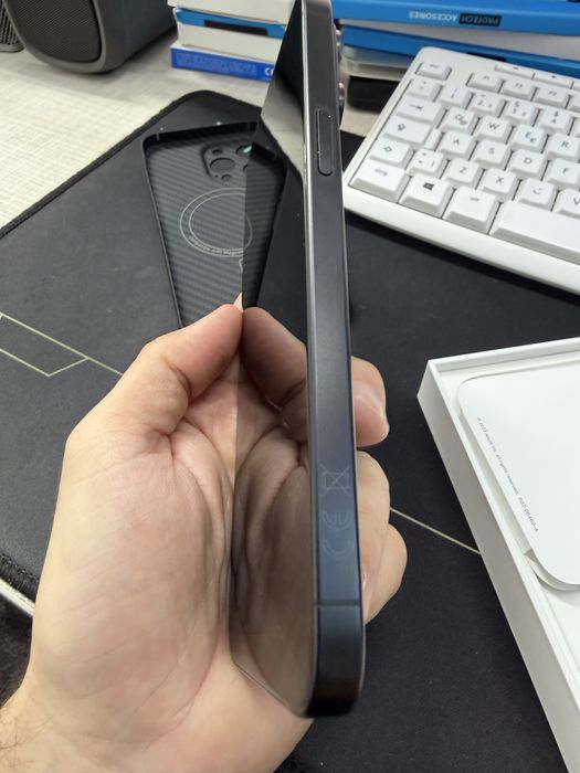 Iphone 15 PRO MAX black titanium 256gb 8gb ram 120hz IMPECABIL