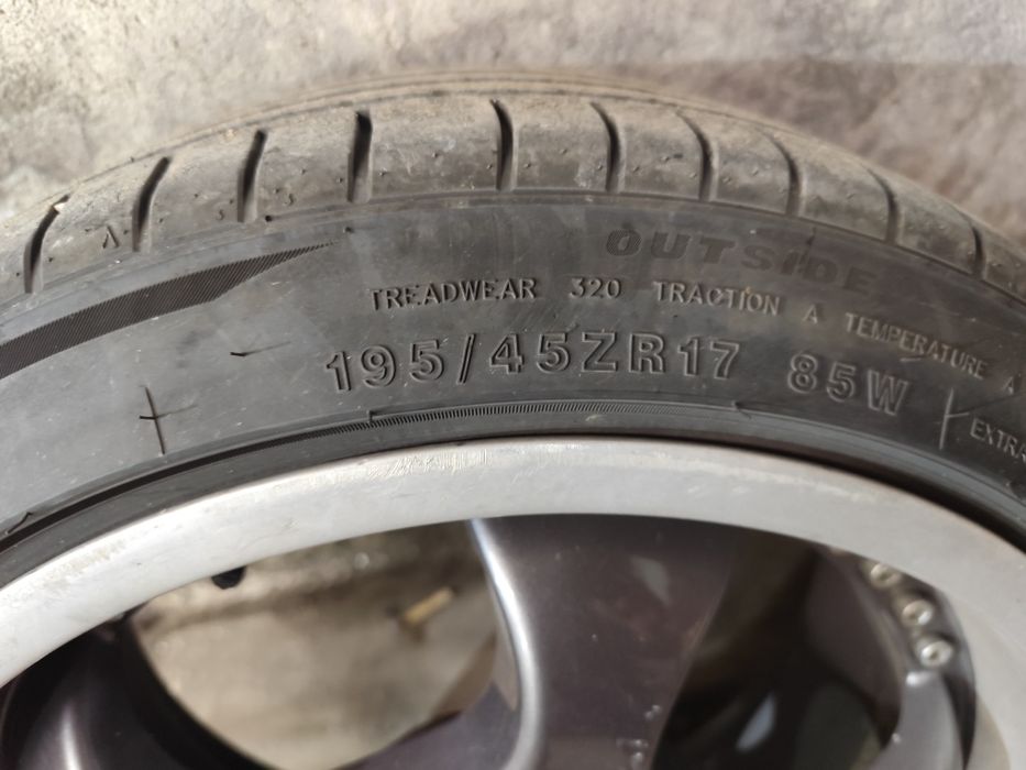 Лети джанти 17-ки със летни гуми