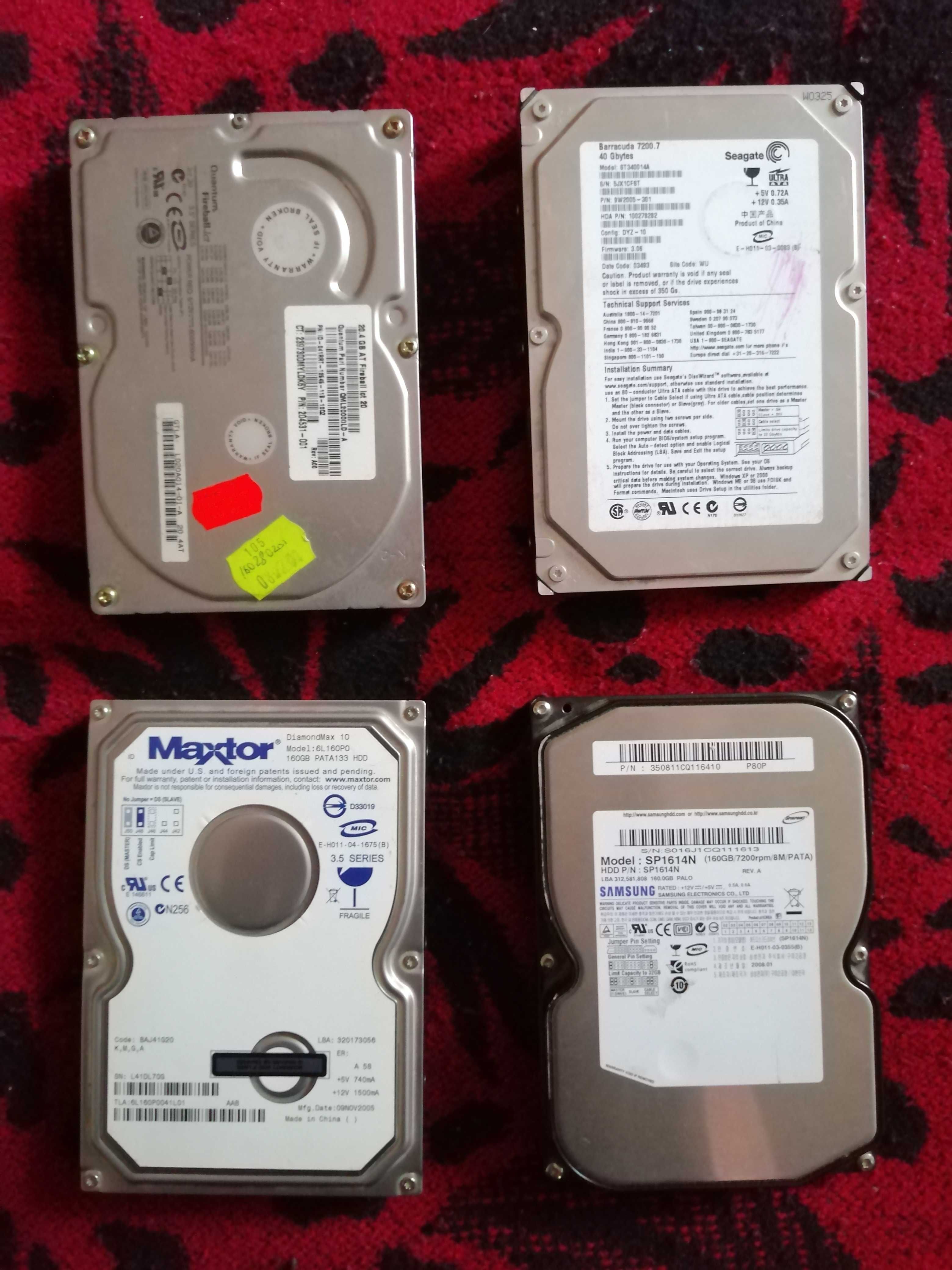 HDD-uri diverse PATA si SATA