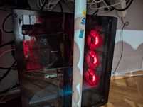 PC gaming  ryzen 7 5800x3d rtx 3080 10 gb plus 2 monitoare 244hz 144hz