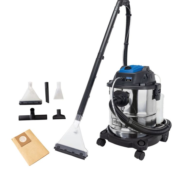 Aspirator cu spălare SprayVac20 – 5în1 – 1600W – SCHEPPACH