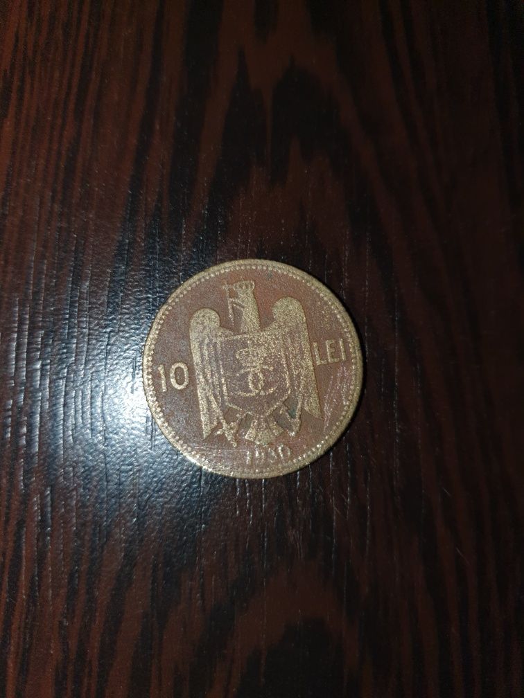 Vând moneda [1930-10LEI REGELE CAROL ll ROMANILOR]