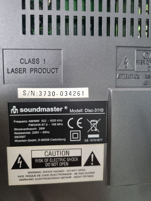 Mini cd cu radio si boxe