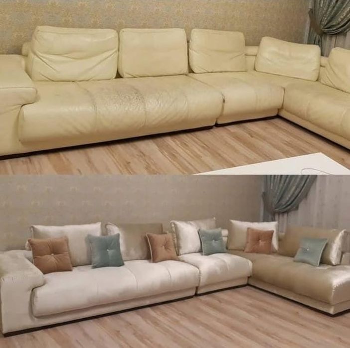 Перетяжка любой мягкой мебели