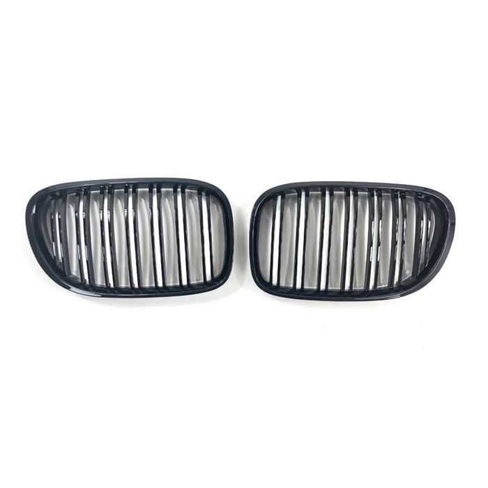 Grile Nari Duble M Design BMW Seria 7 F01 F02 Negru Lucios