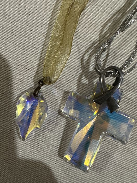 Кристал Swarovski и комплект обици и колие Сваровски