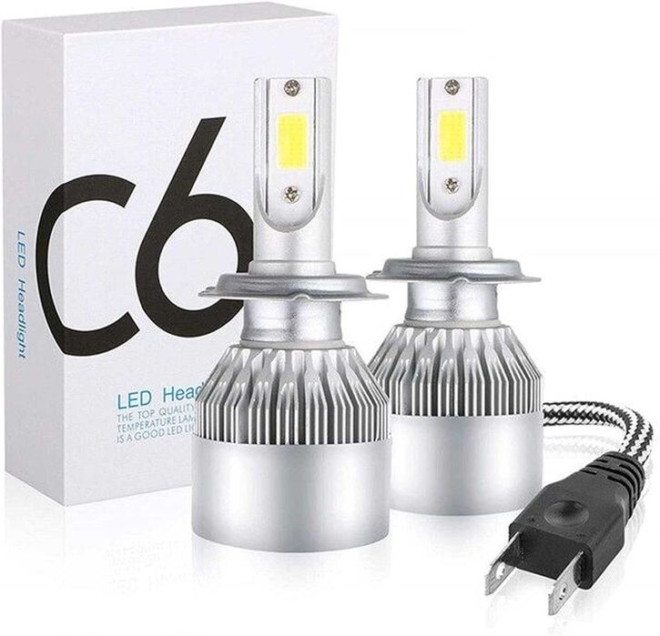 36W LED крушки Н7 за фар 6000К - 12/24V