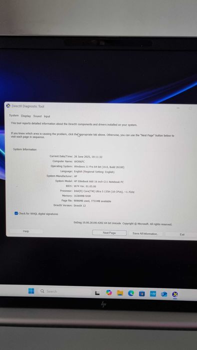 Laptop HP EliteBook 660 G11, suport SIM, 16 inch, 16 GB RAM, AI ready