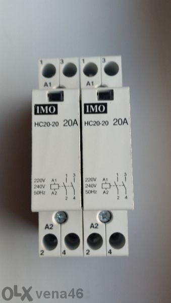 Модулен контактор 20a, 2no; Нс 20-20 24 V - 30броя