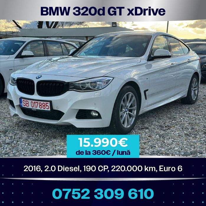 BMW Seria 3 Bmw 320d GT x-drive Automat Garantie Rate