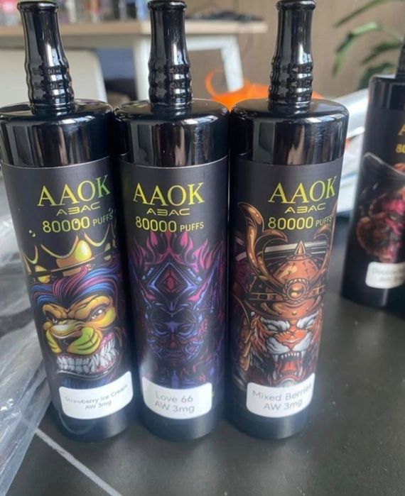 Pachet 2 bucati vape 80.000 Puffs fiecare Narghilea Reincarcabil