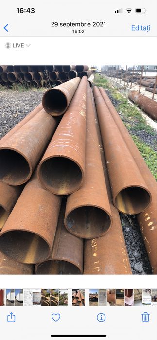 Teava metalica laminata