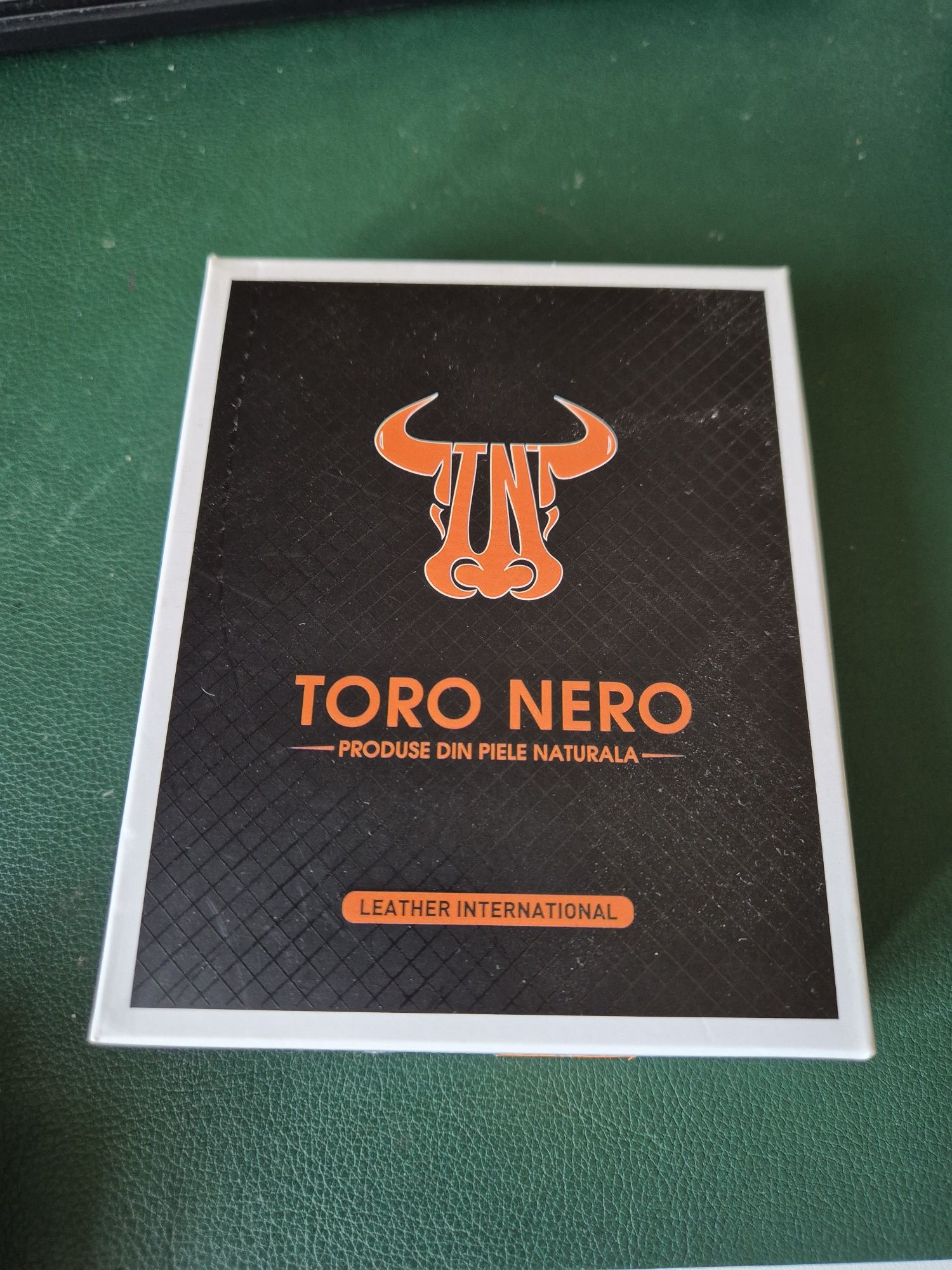 Portofel piele maro nou Toro Nero