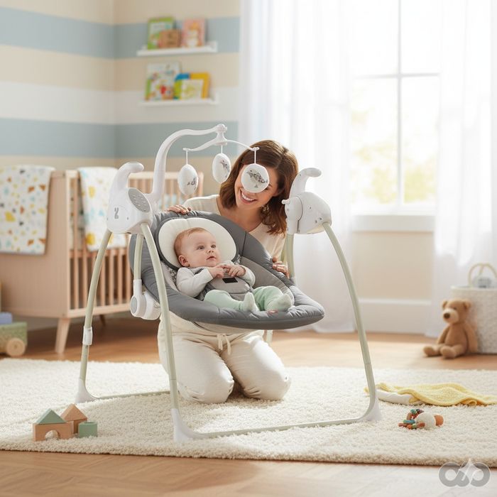Електрическа люлка за бебе Zizito Hana