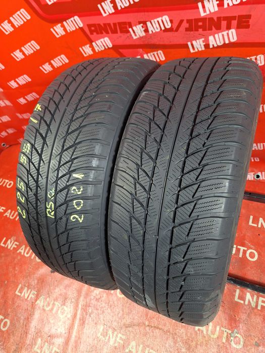 Anvelope de IARNA - 225/55/17 - BRIDGESTONE - 6.3 MM - DOT 2021 RFT !