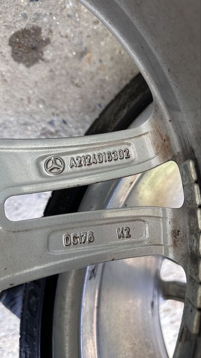 Оригинални джанти 18 цола за Mercedes Спорт пакет 5x112 + летни гуми