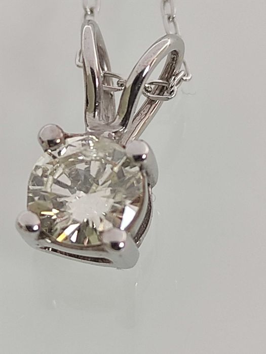 Pandativ aur 14k cu Diamant 0,45ct certificare GIA