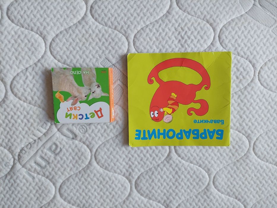2 броя детски книги Барбароните и Детски свят Животни на Село