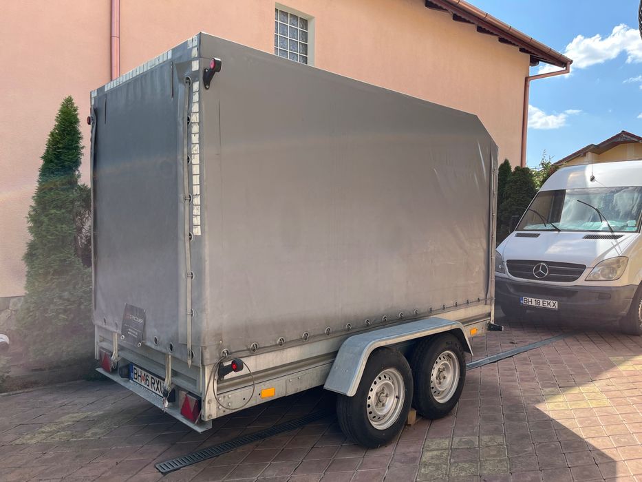 Remorca cu 2 axe, masa max. 2700kg, an fabricatie 2022, inmatriculata