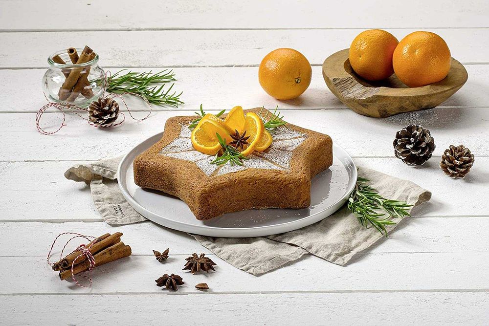 НОВИ! Коледна форма Zenker Звезда торти кексове пайове Ø27.5х4.5см