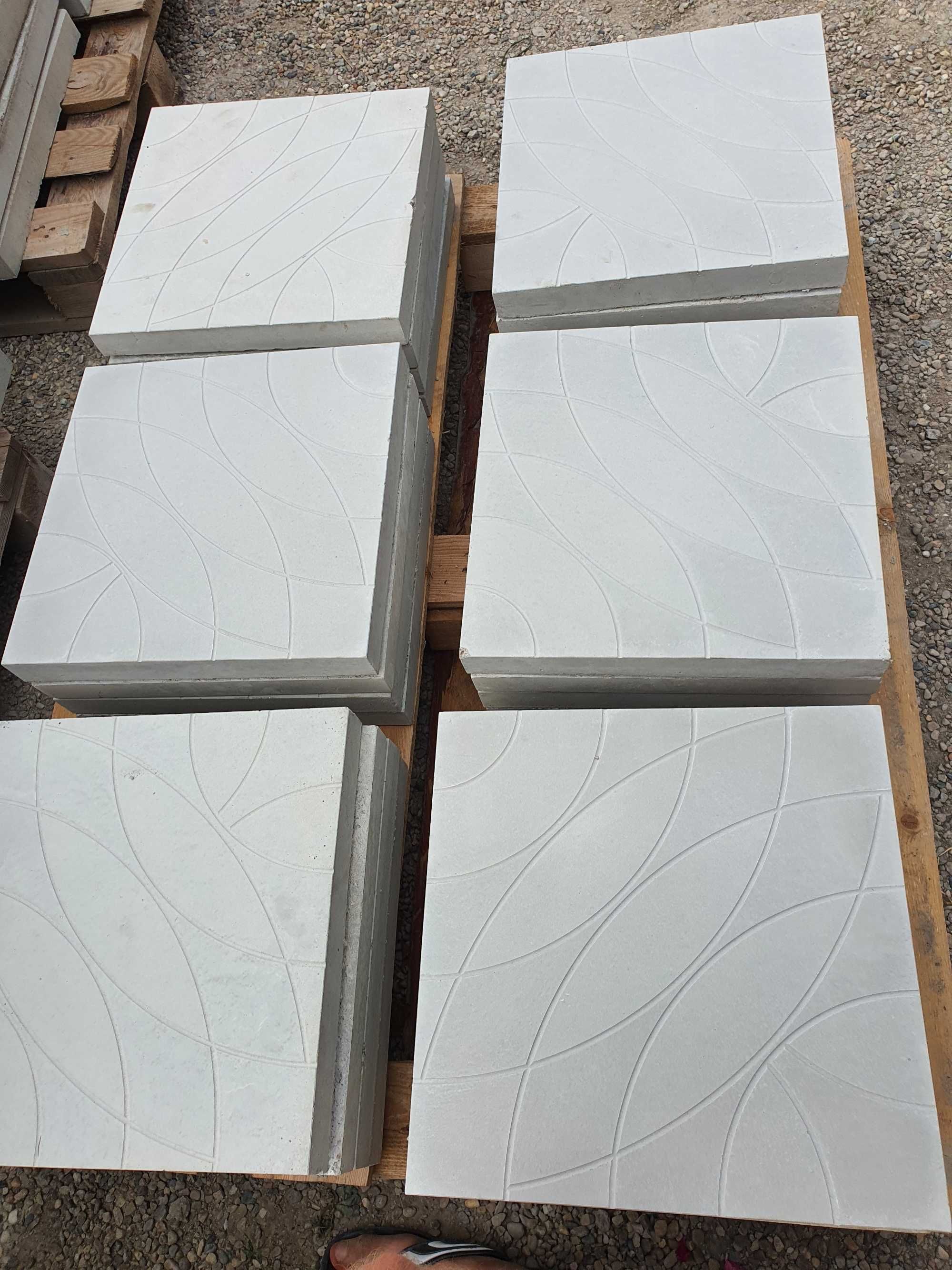 Dale din beton ultrfinisate cu model 50x50x5cm