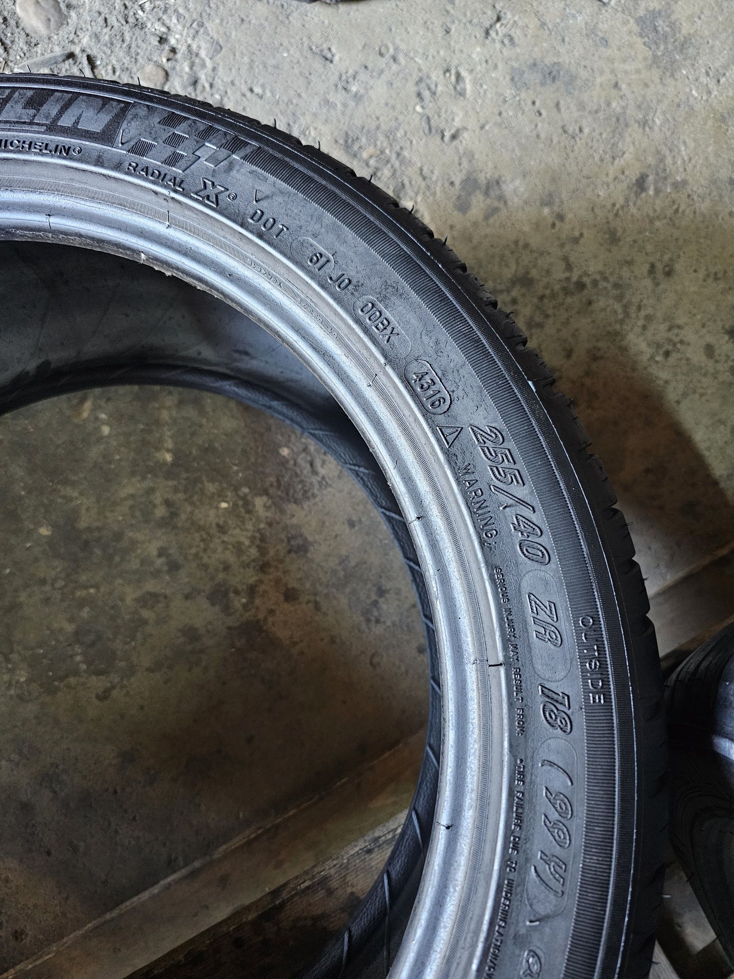 2 anvelope vara 255 40 18 Michelin