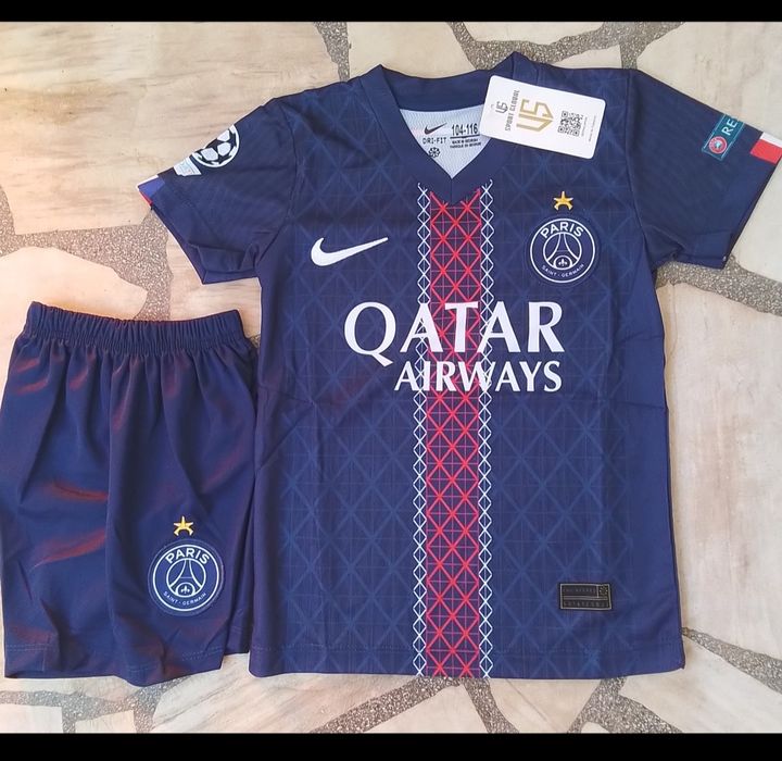 PSG детско юношески футболни екипи НОВО сезон 2025-26 година