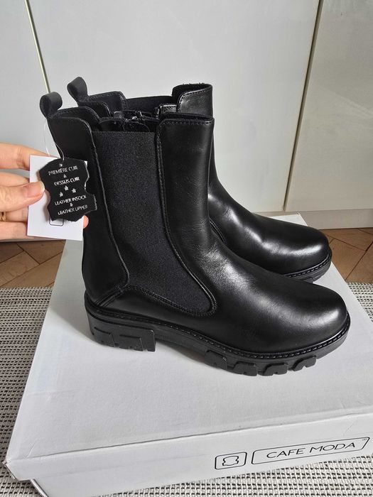 Ghete Chelsea din piele 37