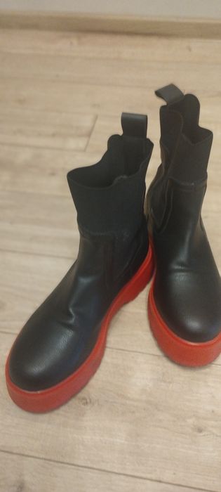 Дамски боти N38, еко кожа