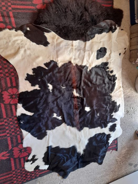 Vand piele de vaca naturală, 150 x 120 cm