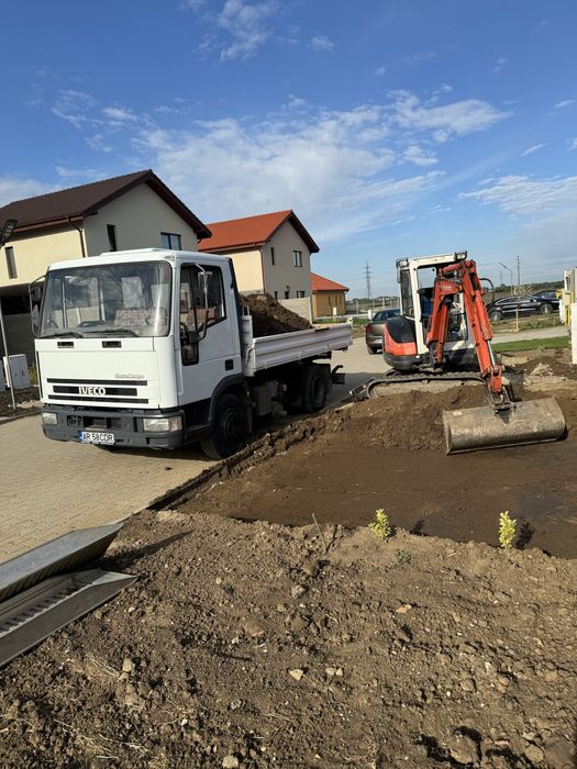 Ridic moloz,demolari,sapaturi,amenajari cu piatra concasata,