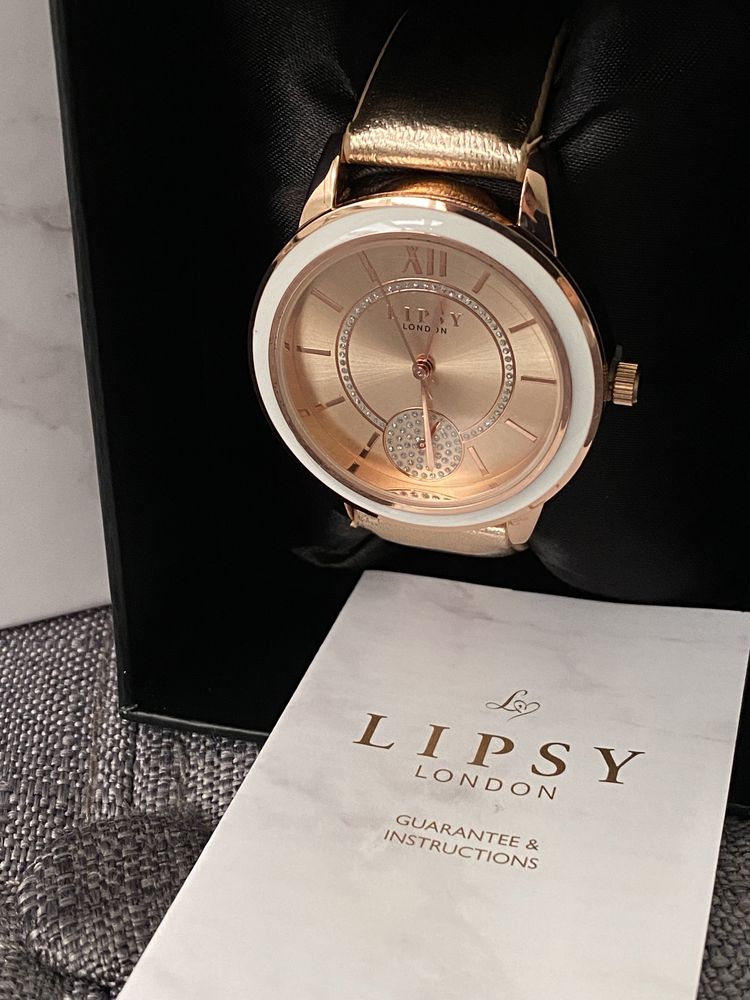 Lipsy, нов дамски часовник в златисто/розово златисто.